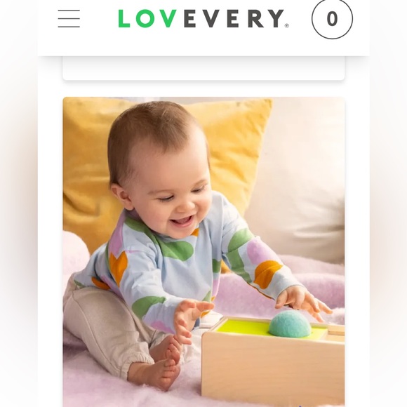 LovEvery Sliding Box, Wooden Ball, Cup and Square Ball Nester - Picture 5 of 13